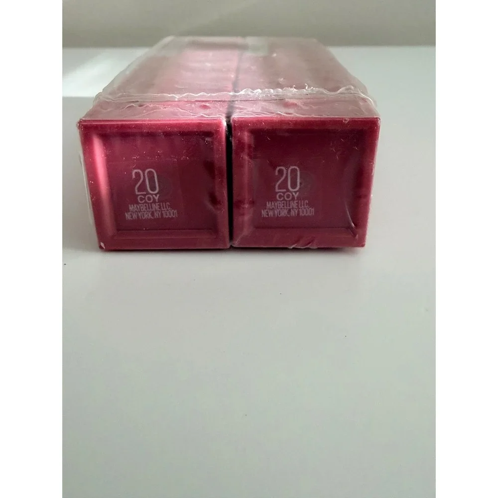 Maybelline SuperStay Vinyl Ink Lipstick Lot of 2 20 Coy Pink High Shine NWT